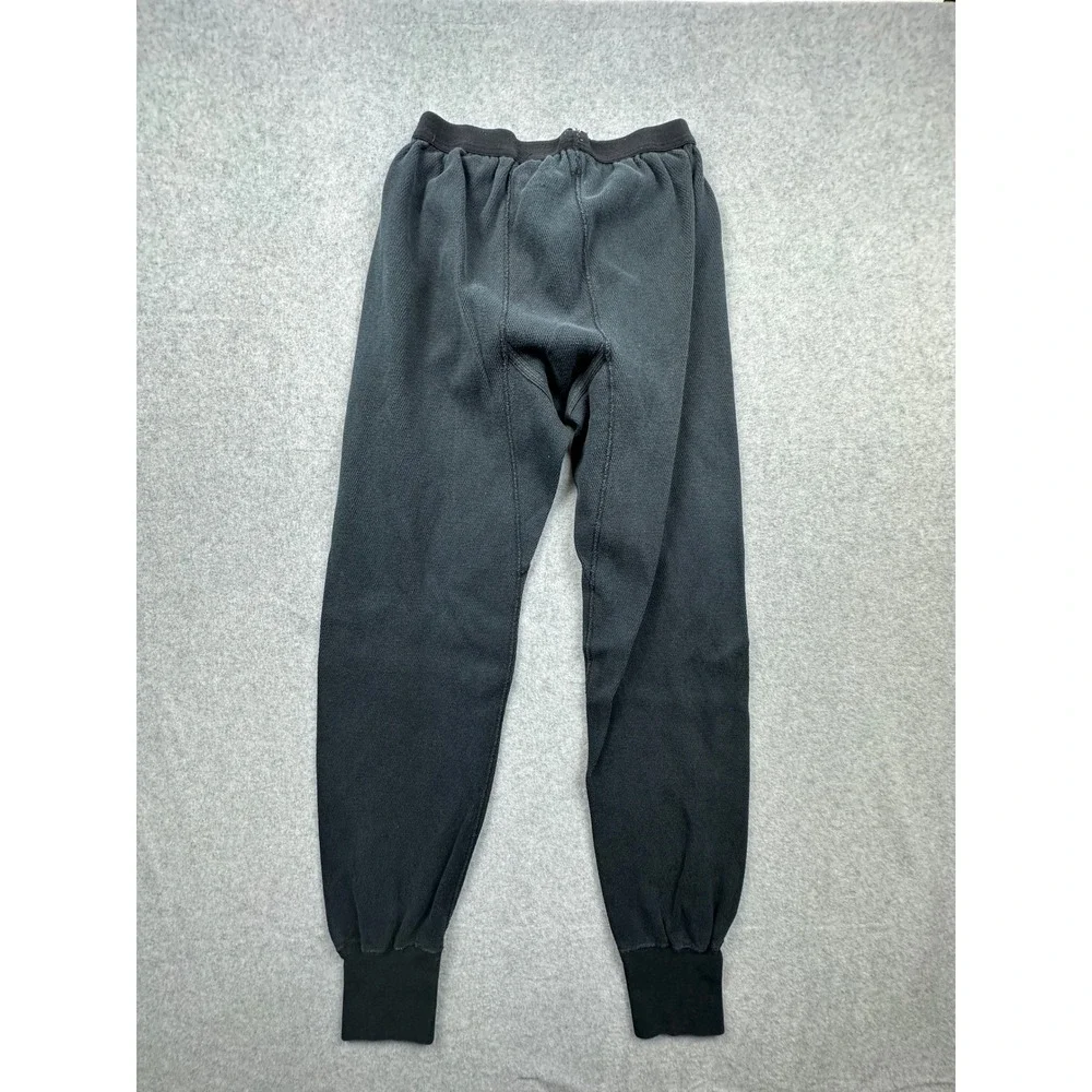 Carhartt Mens K229 BLK Cotton Thermal Long Johns Waffle Knit Black Medium